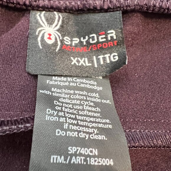 Spyder Active Sport XXL Purple Pants - Comfort for Travel & Outdoors Camping - Picture 8 of 11